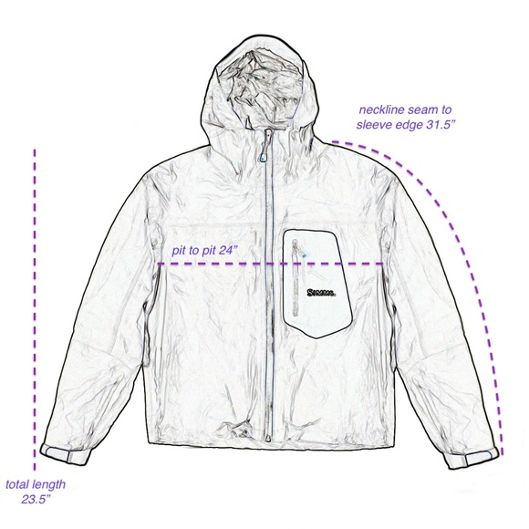 SIMMS Fishing Hooded Wading Jacket/Windbreaker Unisex Size S - Picture 3 of 12